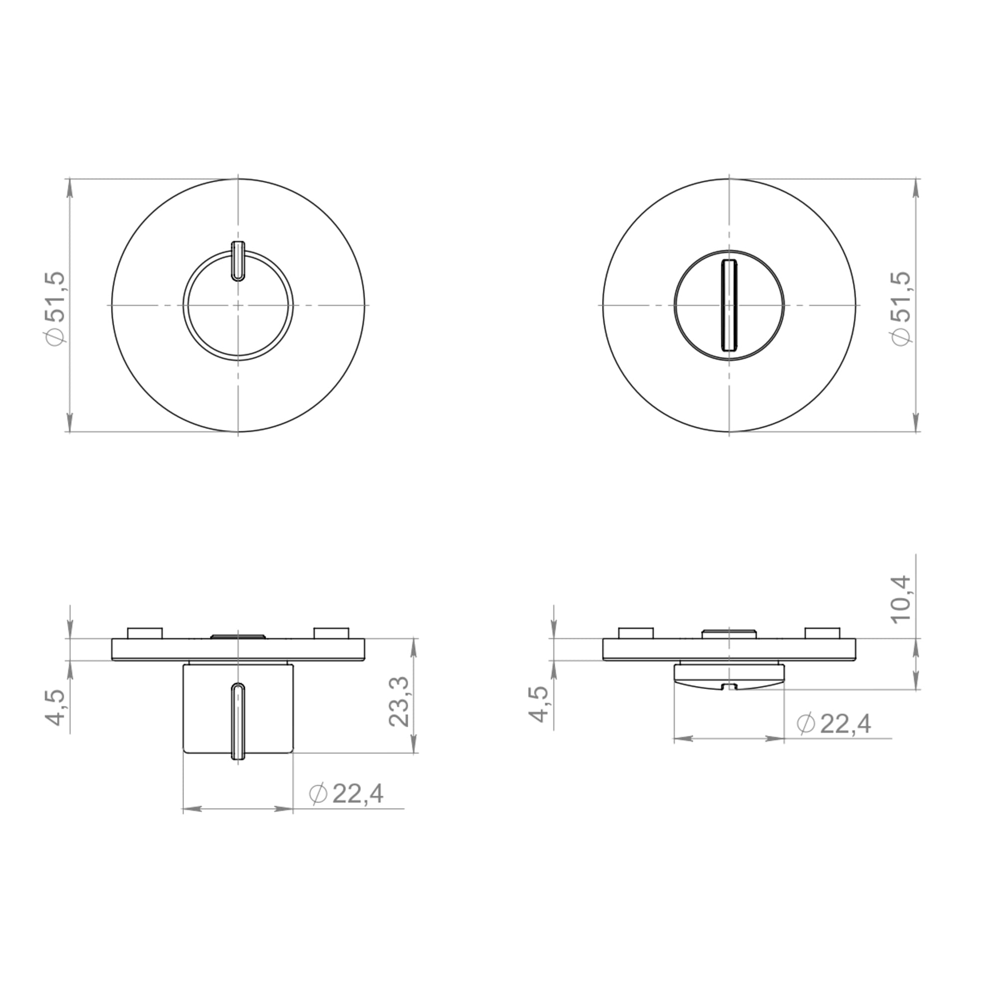 Ручка Armadillo поворотная BK6.R.YM